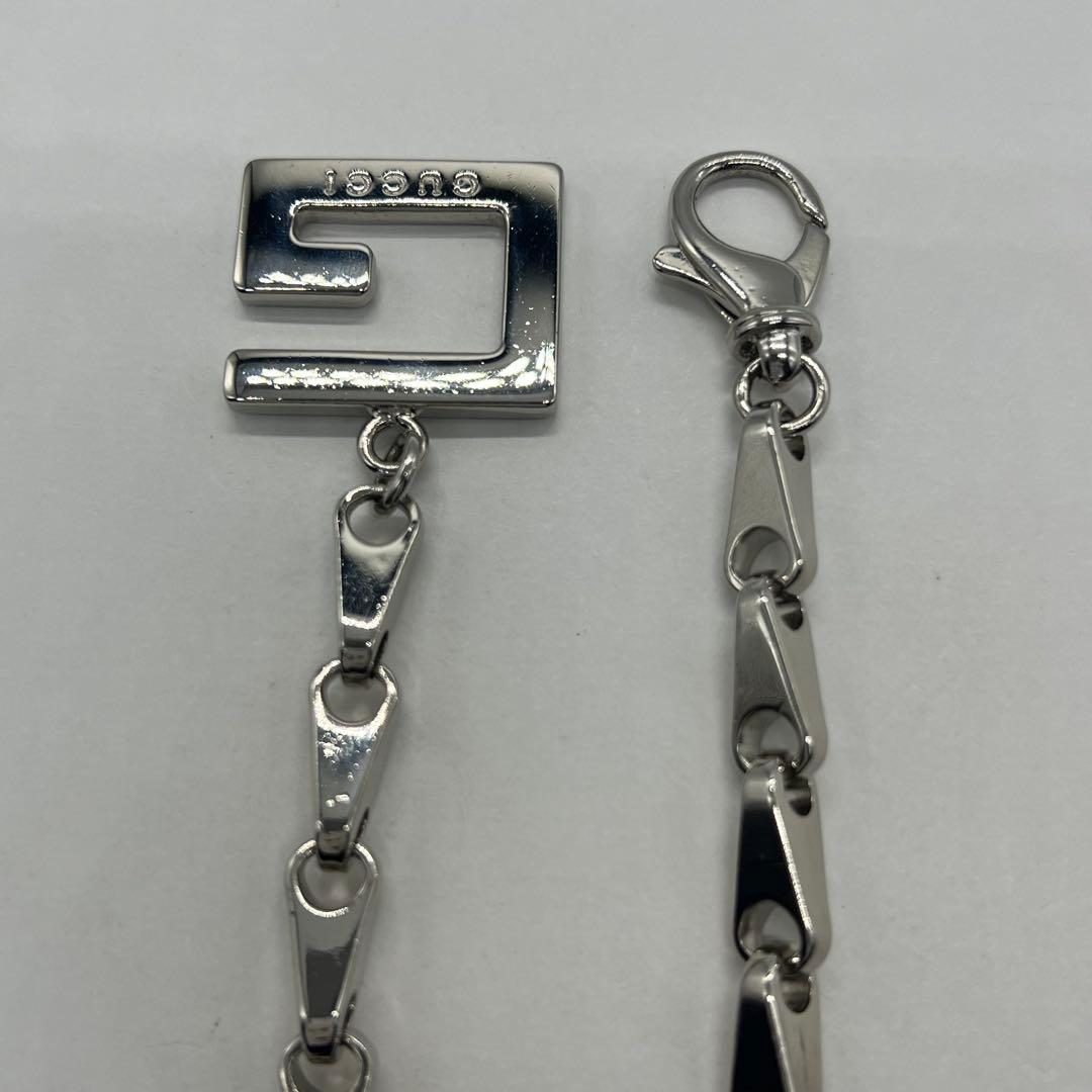 Gucci Logo Charm Chain Belt Metal — view 4