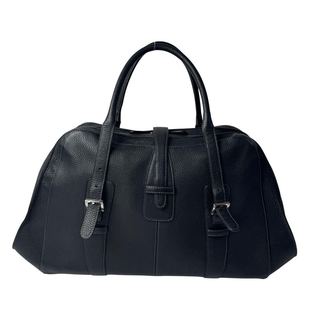 Loewe Senda Large Handbag Leather Black — view 3