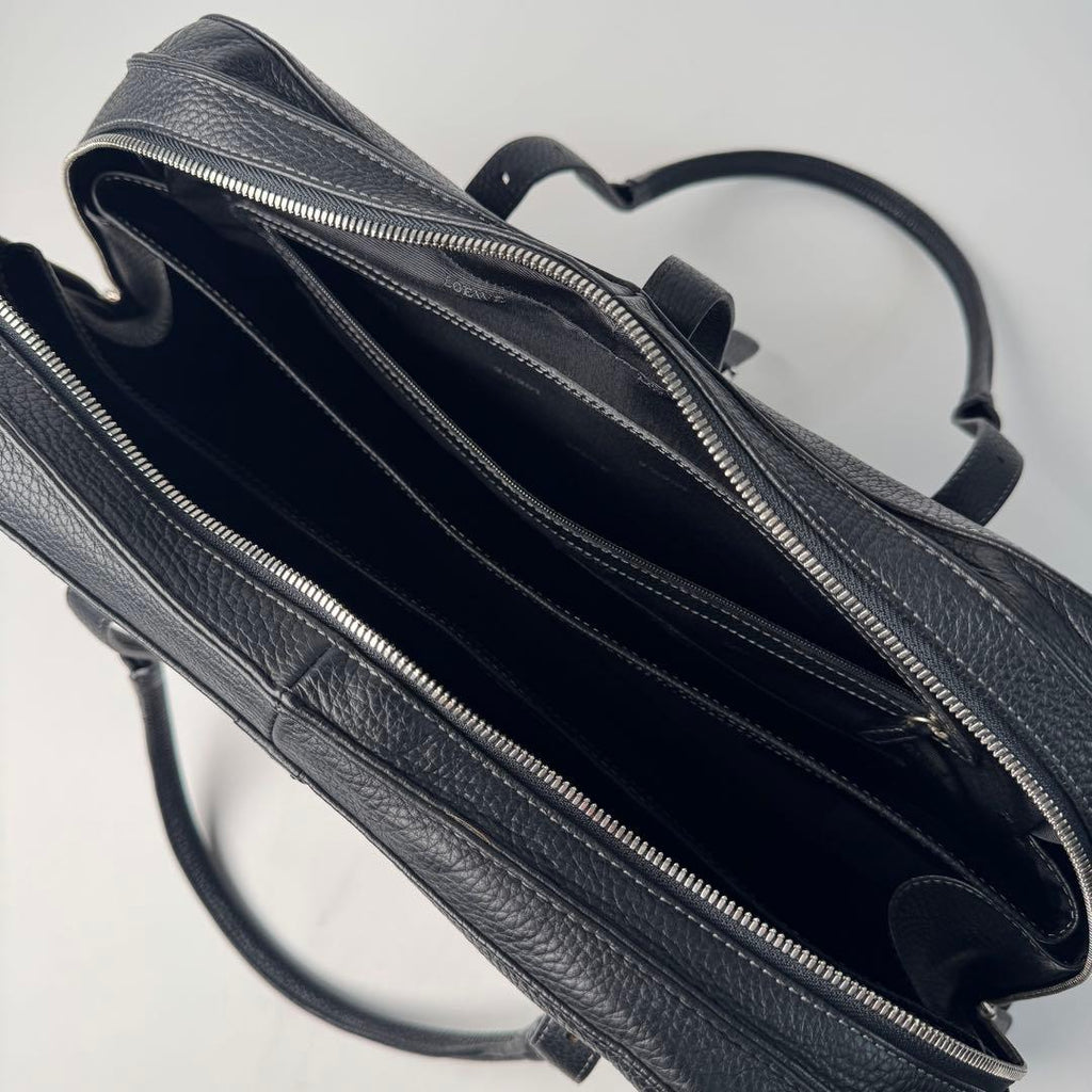 Loewe Senda Large Handbag Leather Black — view 7