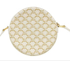 Celine Triomphe Round Shoulder Bag