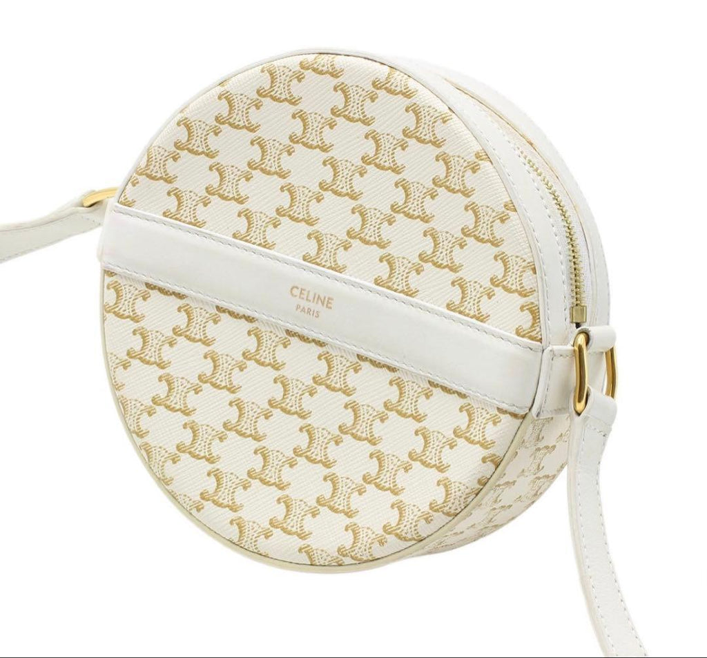 Celine Triomphe Round Shoulder Bag