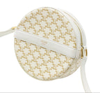 Celine Triomphe Round Shoulder Bag