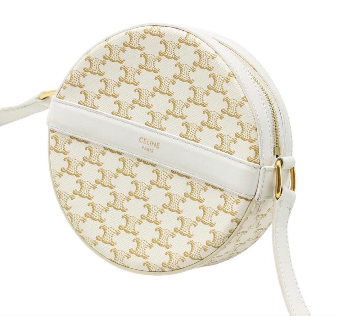 Celine Triomphe Round Shoulder Bag