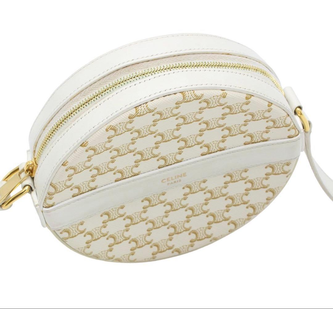 Celine Triomphe Round Shoulder Bag