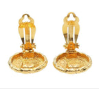 Chanel CC Logo Round Earrings — view 4
