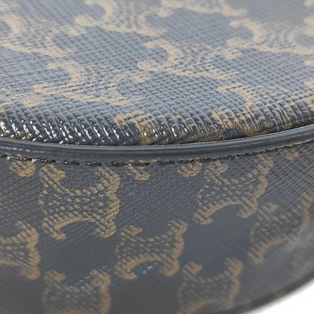 Celine Round Purse Triomphe Canvas Shoulder Bag — view 4