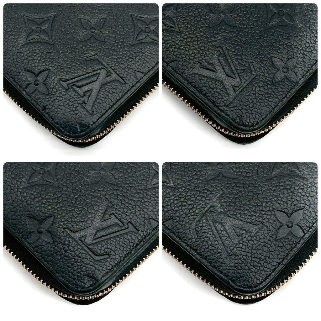 Louis Vuitton Zippy Wallet Monogram Empreinte Black — view 9
