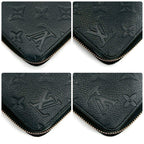 Louis Vuitton Zippy Wallet Monogram Empreinte Black — view 9