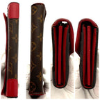 Louis Vuitton Monogram Portefeuille Sarah Retiro Red Brown Wallet — view 7