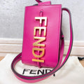 Fendi Shoulder Bag Pink Phone Pouch