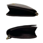 Chanel Quilted Lambskin Chain Shoulder Bag Flap Brown — view 4