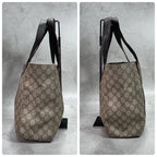 Gucci GG Tote Brown Beige Logo Leather — view 7