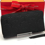 Louis Vuitton Wallet Monogram Zippy Black — view 2