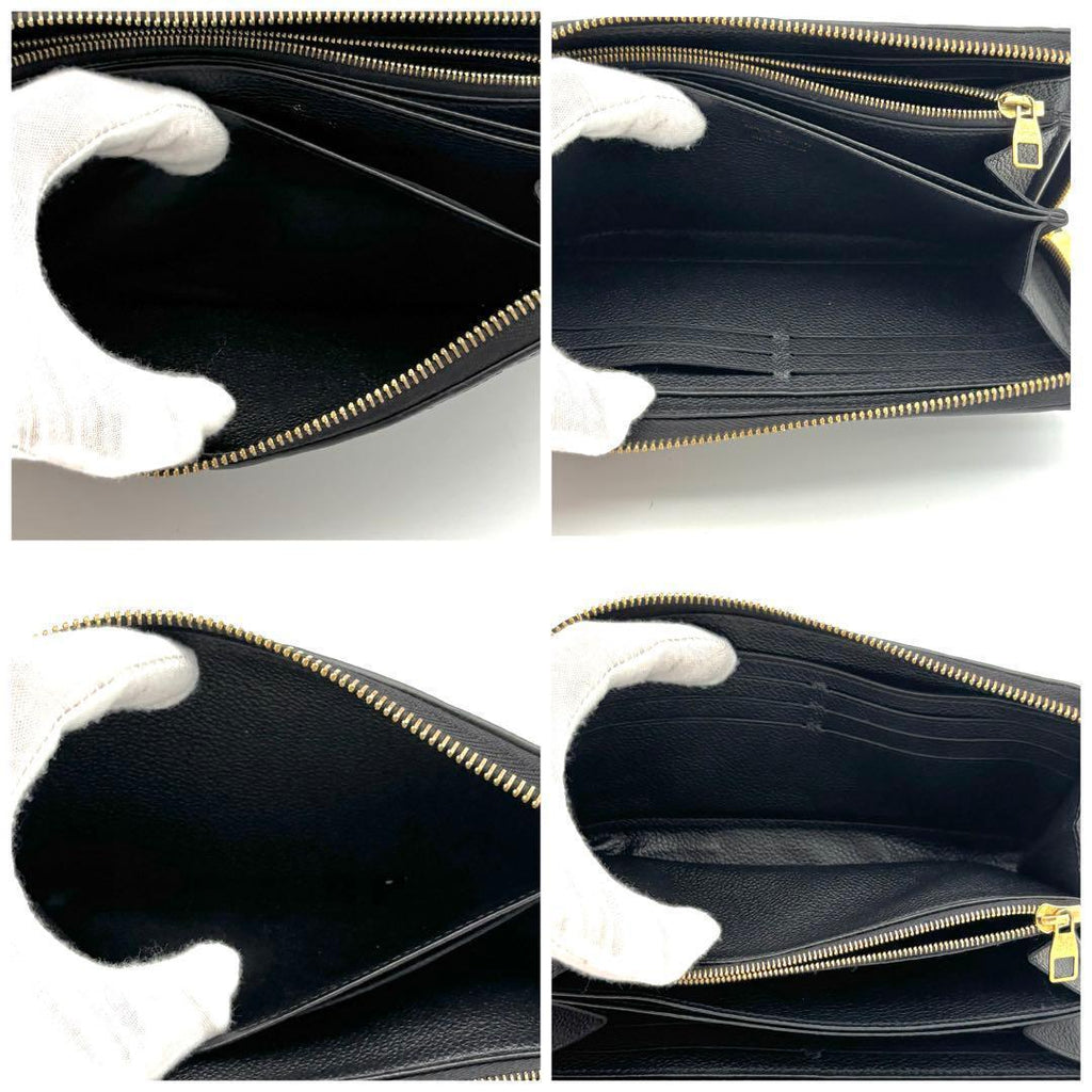 Louis Vuitton Wallet Monogram Zippy Black — view 5