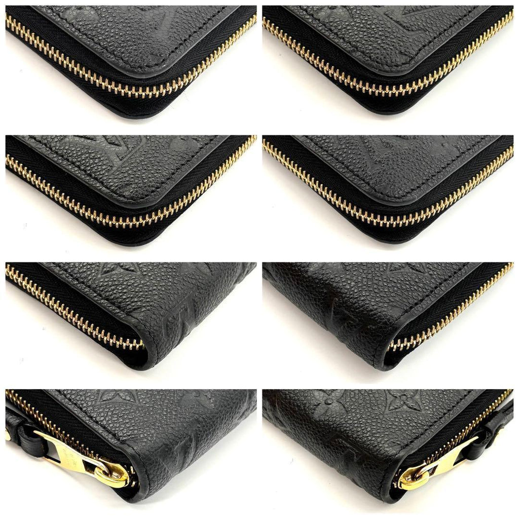 Louis Vuitton Wallet Monogram Zippy Black — view 8