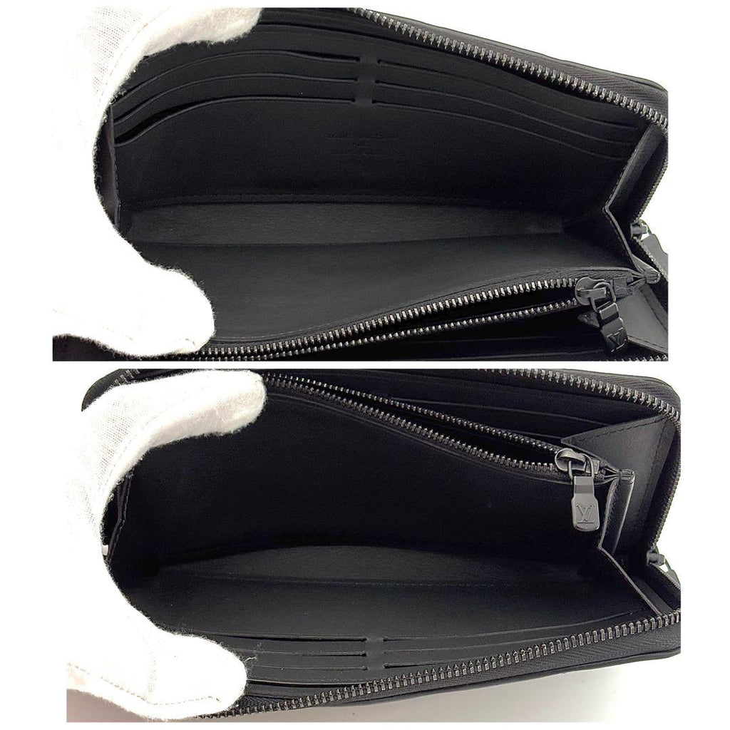 Louis Vuitton Wallet Zippy Horizontal Shadow Black — view 5