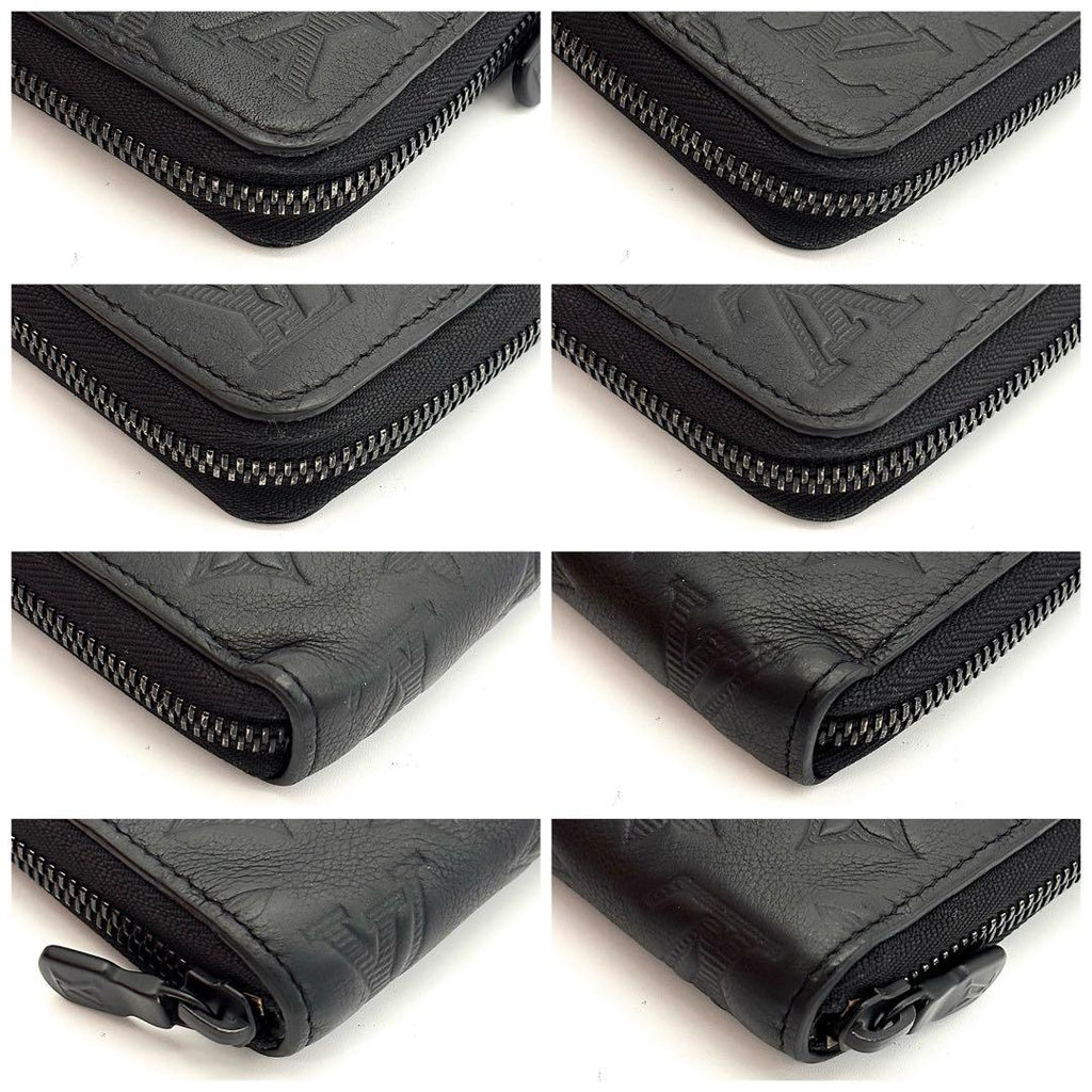 Louis Vuitton Wallet Zippy Horizontal Shadow Black — view 8
