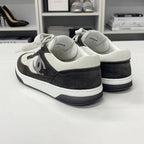 Chanel CC Logo Suede Sneakers Gray — view 5