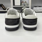 Chanel CC Logo Suede Sneakers Gray — view 6
