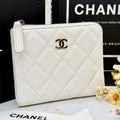 Chanel Caviar Leather Compact Wallet