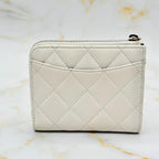 Chanel Caviar Leather Compact Wallet — view 5