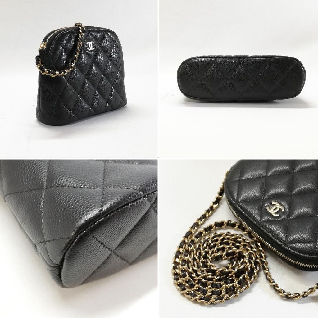 Chanel Caviar Quilted Chain Shoulder Bag — view 3