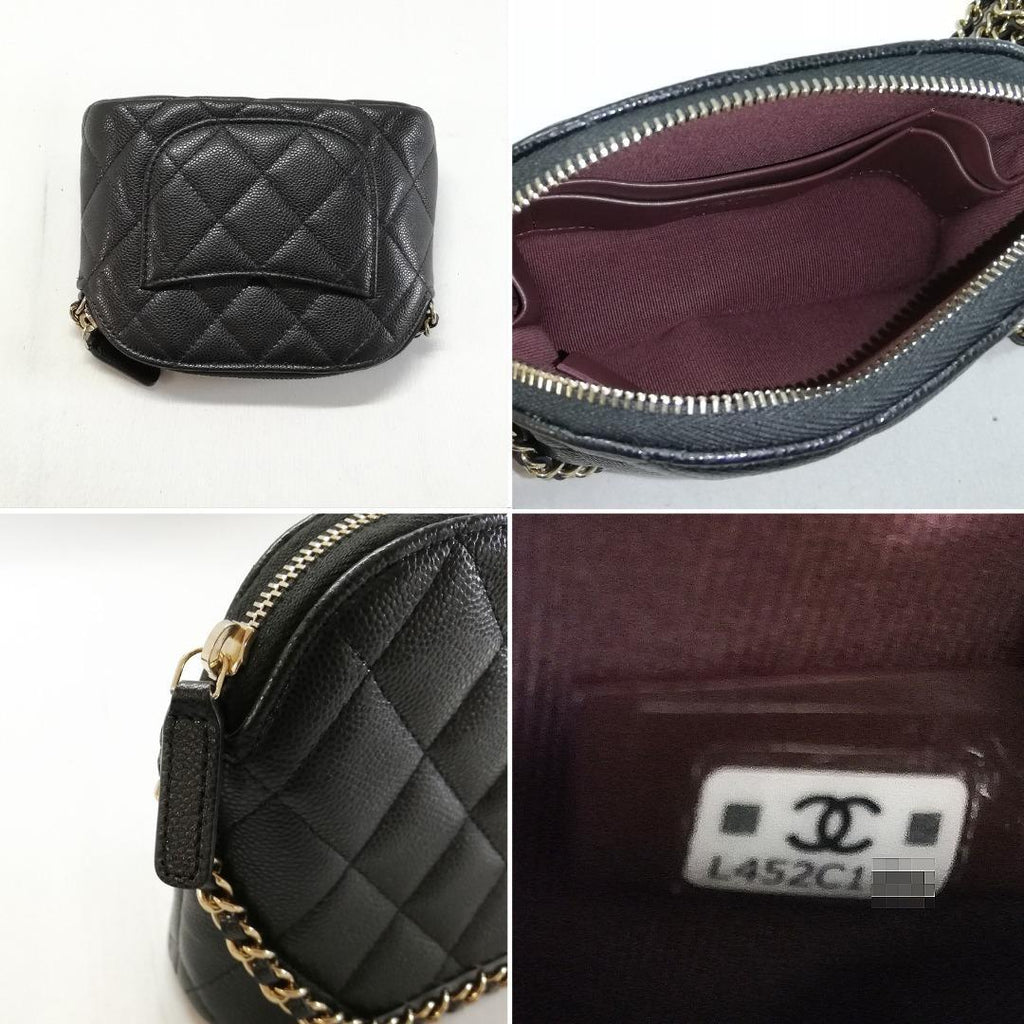 Chanel Caviar Quilted Chain Shoulder Bag — view 4