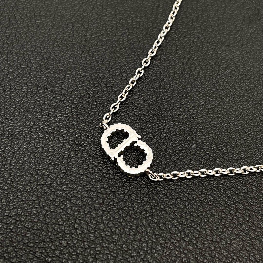 Dior Clair de Lune CD Logo Bracelet Silver — view 4