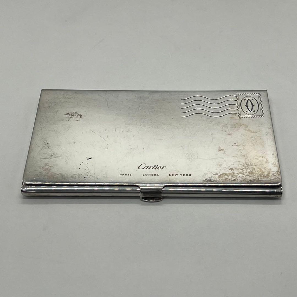 Cartier Card Case Sv925 Vintage