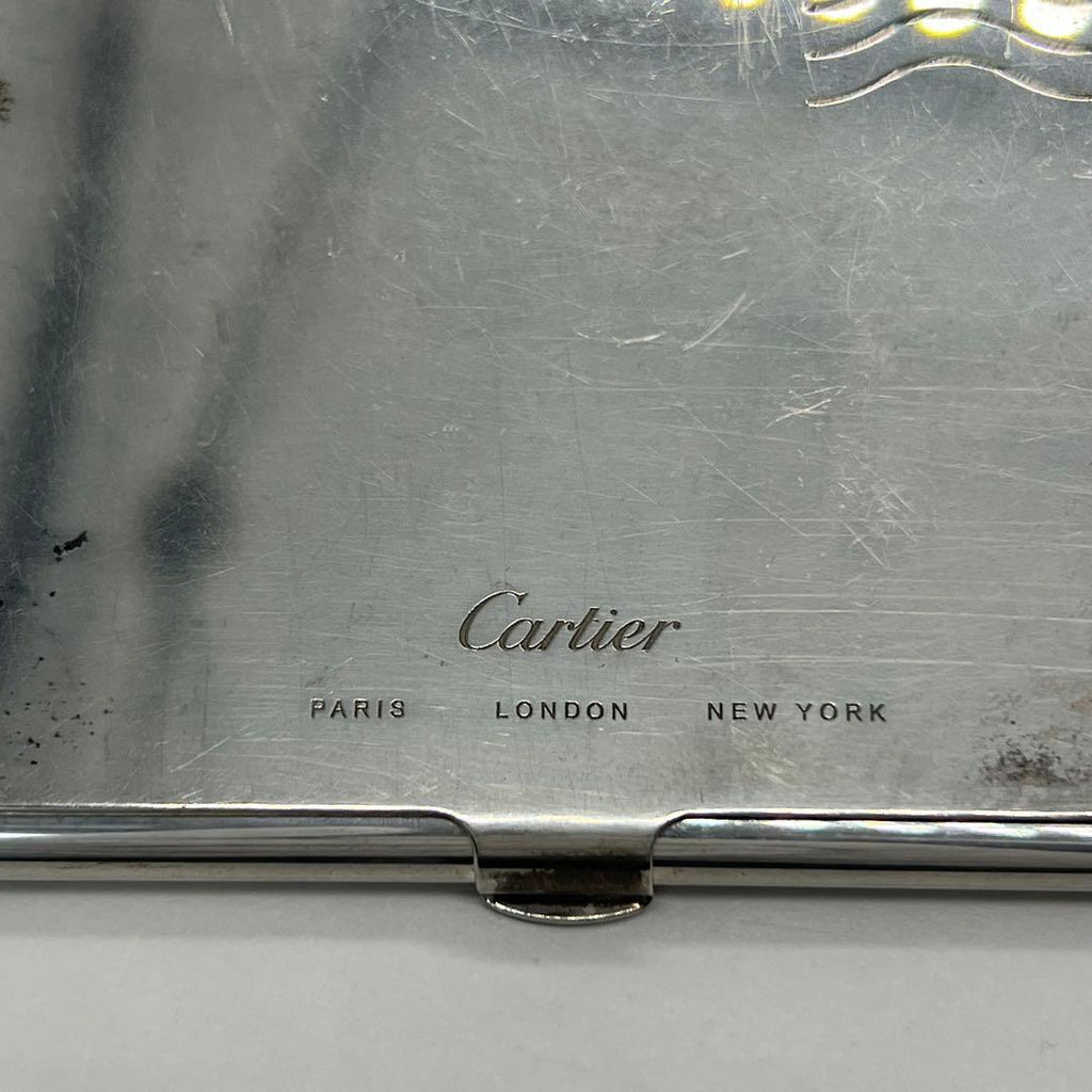 Cartier Card Case Sv925 Vintage