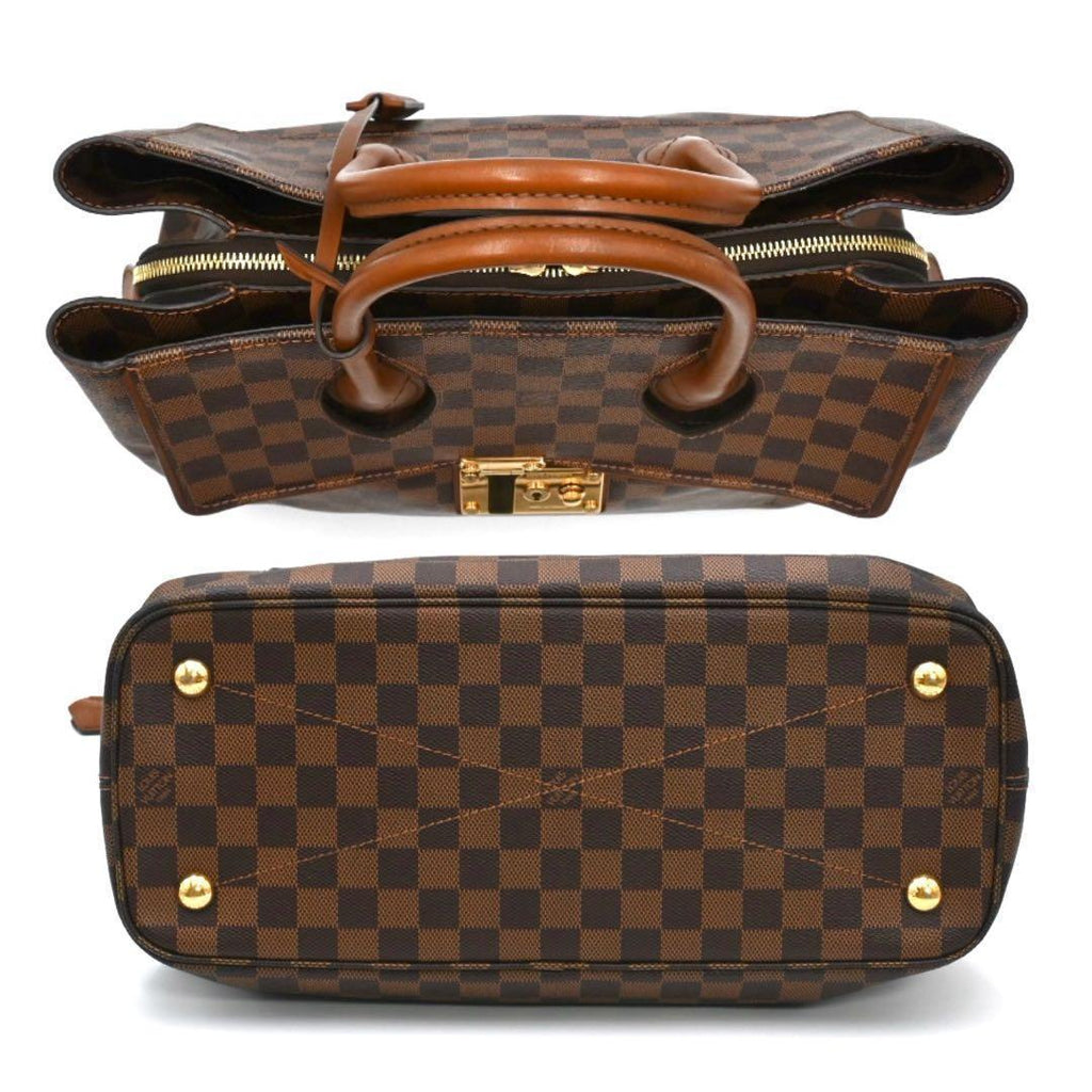 Louis Vuitton Damier Ascot Handbag Brown — view 5