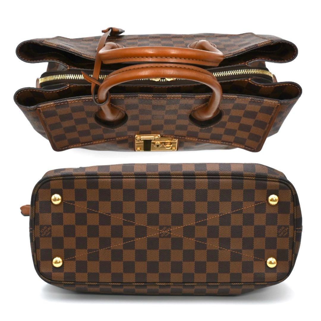 Louis Vuitton Damier Ascot Handbag Brown — view 5