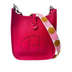 Hermes Evelyne TPM Amazon Framboise Flipper Pole Shoulder Bag — view 2