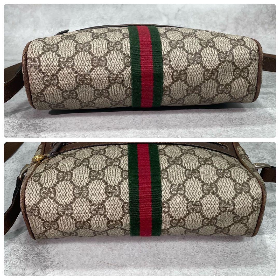 Gucci GG Sherry Line Shoulder Bag Brown Logo — view 8