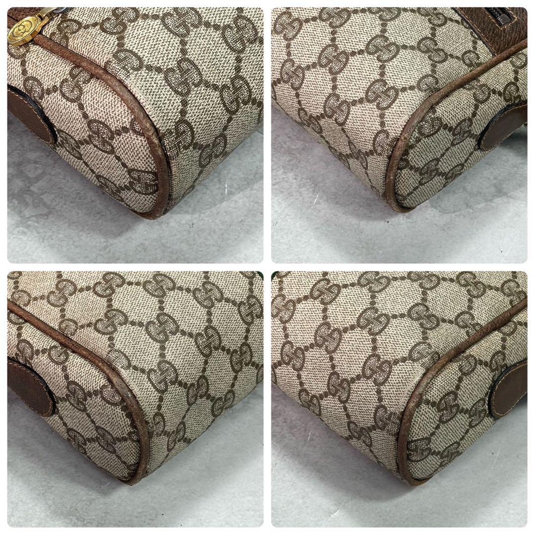 Gucci GG Sherry Line Shoulder Bag Brown Logo — view 9