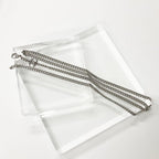 Chanel Sunglasses CC Logo Chain Eyewear Silver — view 8