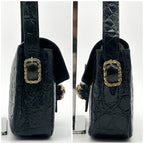 Celine Vintage Croc Shoulder Leather Rope — view 6