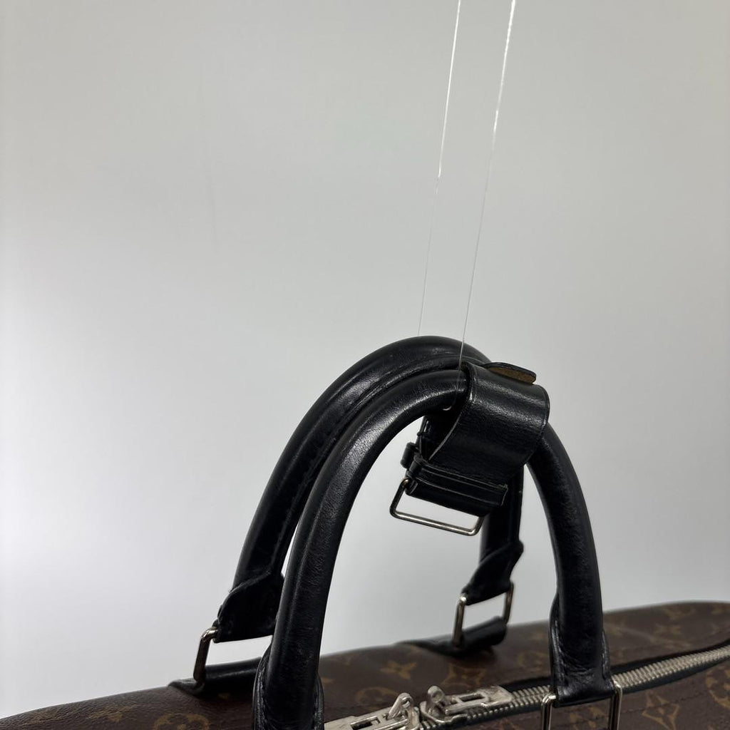 Louis Vuitton Monogram Macassar Keepall 45 Boston Bag — view 6