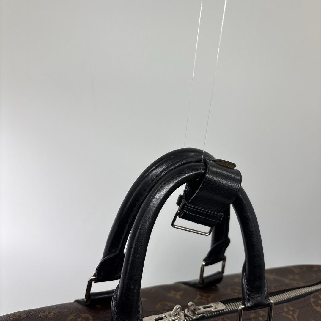 Louis Vuitton Monogram Macassar Keepall 45 Boston Bag — view 6