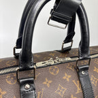 Louis Vuitton Monogram Macassar Keepall 45 Boston Bag — view 7