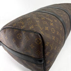 Louis Vuitton Monogram Macassar Keepall 45 Boston Bag — view 8
