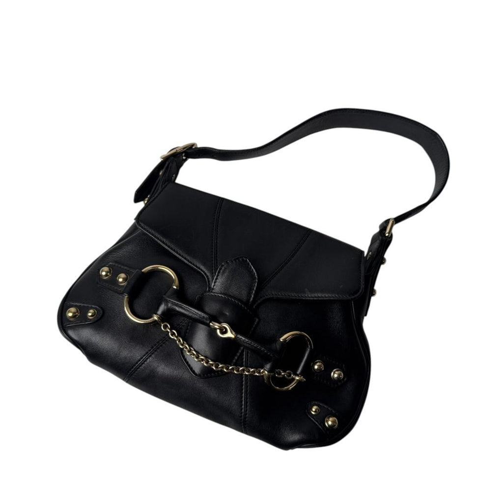 Gucci Horsebit Handbag Black