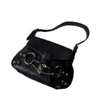 Gucci Horsebit Handbag Black