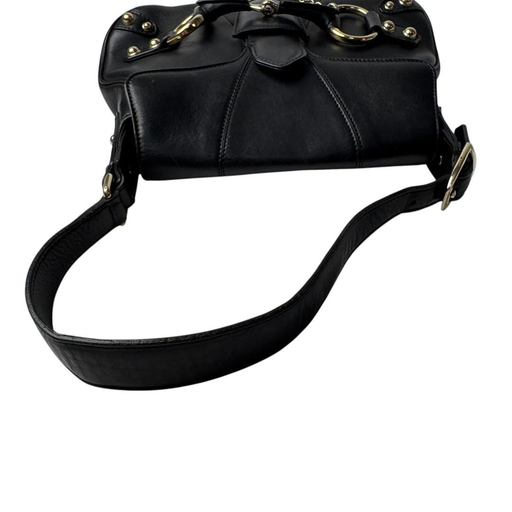 Gucci Horsebit Handbag Black — view 7