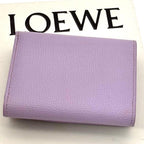 Loewe Wallet Anagram Trifold Purple — view 2