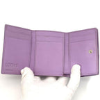 Loewe Wallet Anagram Trifold Purple — view 4