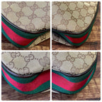 Gucci GG Canvas Leather Sherry Shoulder Bag Brown — view 5