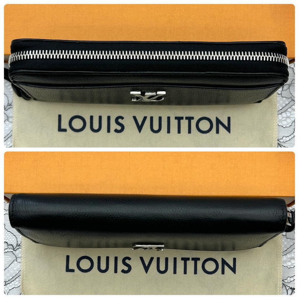 Louis Vuitton Lockme Zippy Wallet Noir — view 3