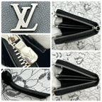 Louis Vuitton Lockme Zippy Wallet Noir — view 9