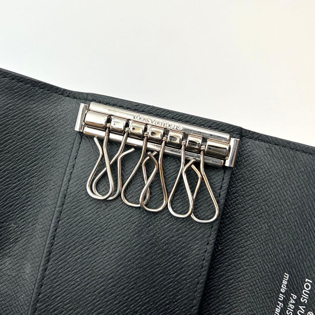 Louis Vuitton Monogram Eclipse Key Case Multicles 6 Black Key Holder — view 4
